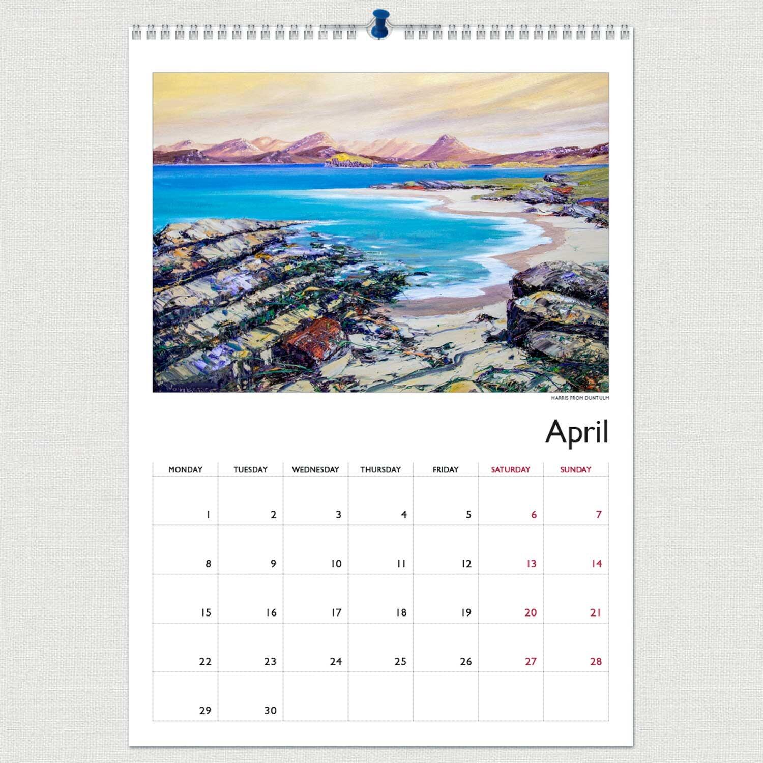 2024 John Bathgate A3 Skye Calendar