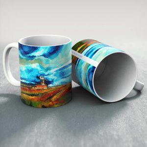 Waiting for the Wind Mug from an original painting by artist Stuart Roy