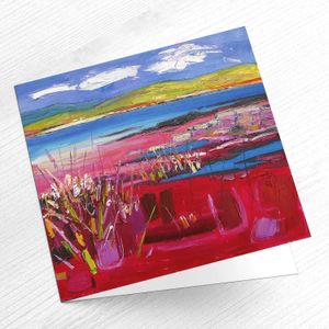 Down to the White Sands Greeting Card from an original painting by artist Judith I Bridgland