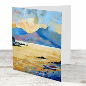 Mellow, Skye Greeting Card from an original painting by artist Margaret Evans