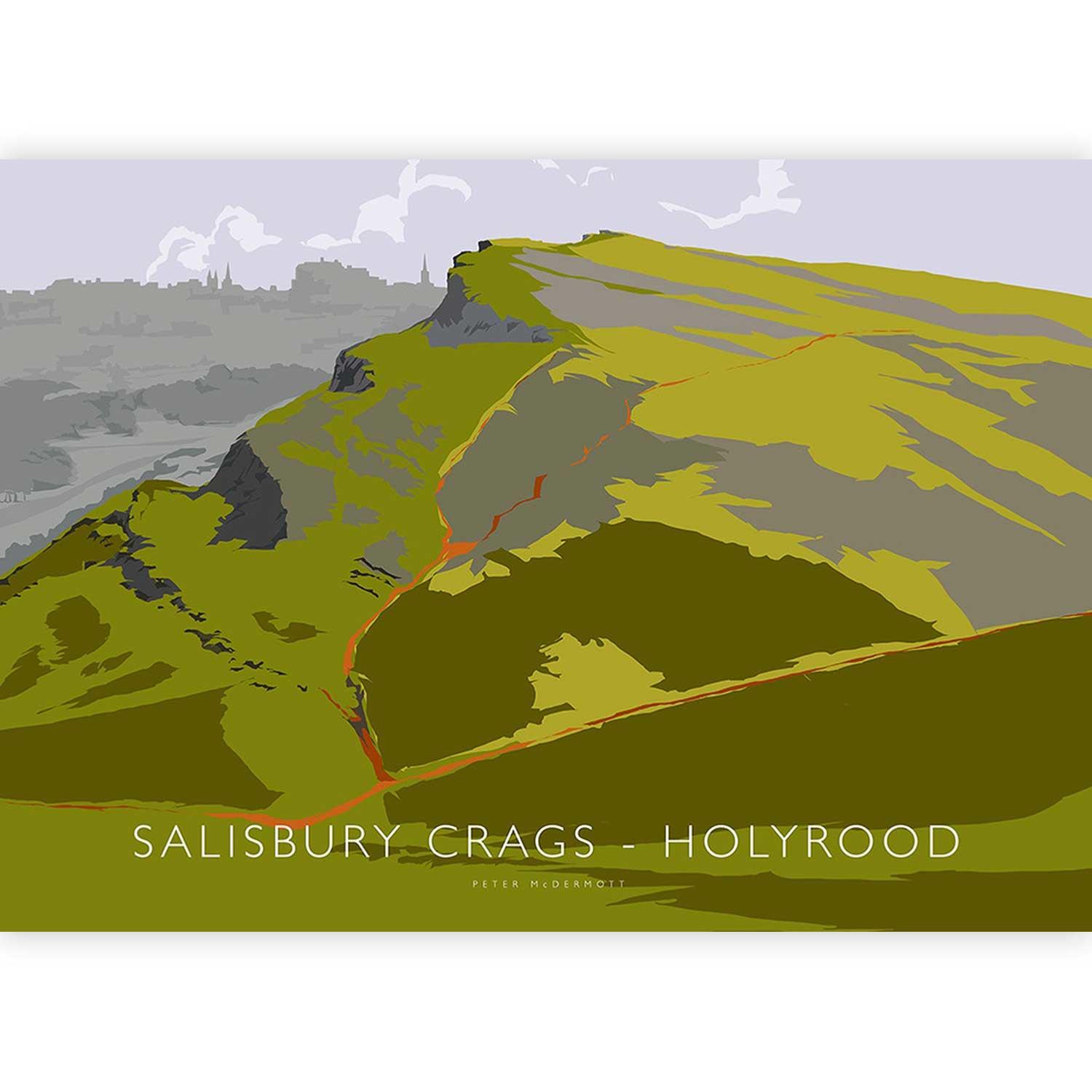 Salisbury Crags Holyrood by Peter McDermott