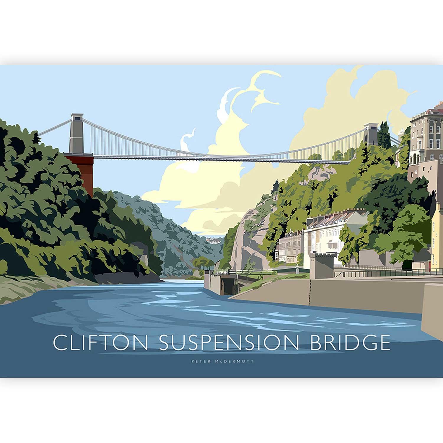 Clifton Suspension Bridge (Blue) by Peter McDermott