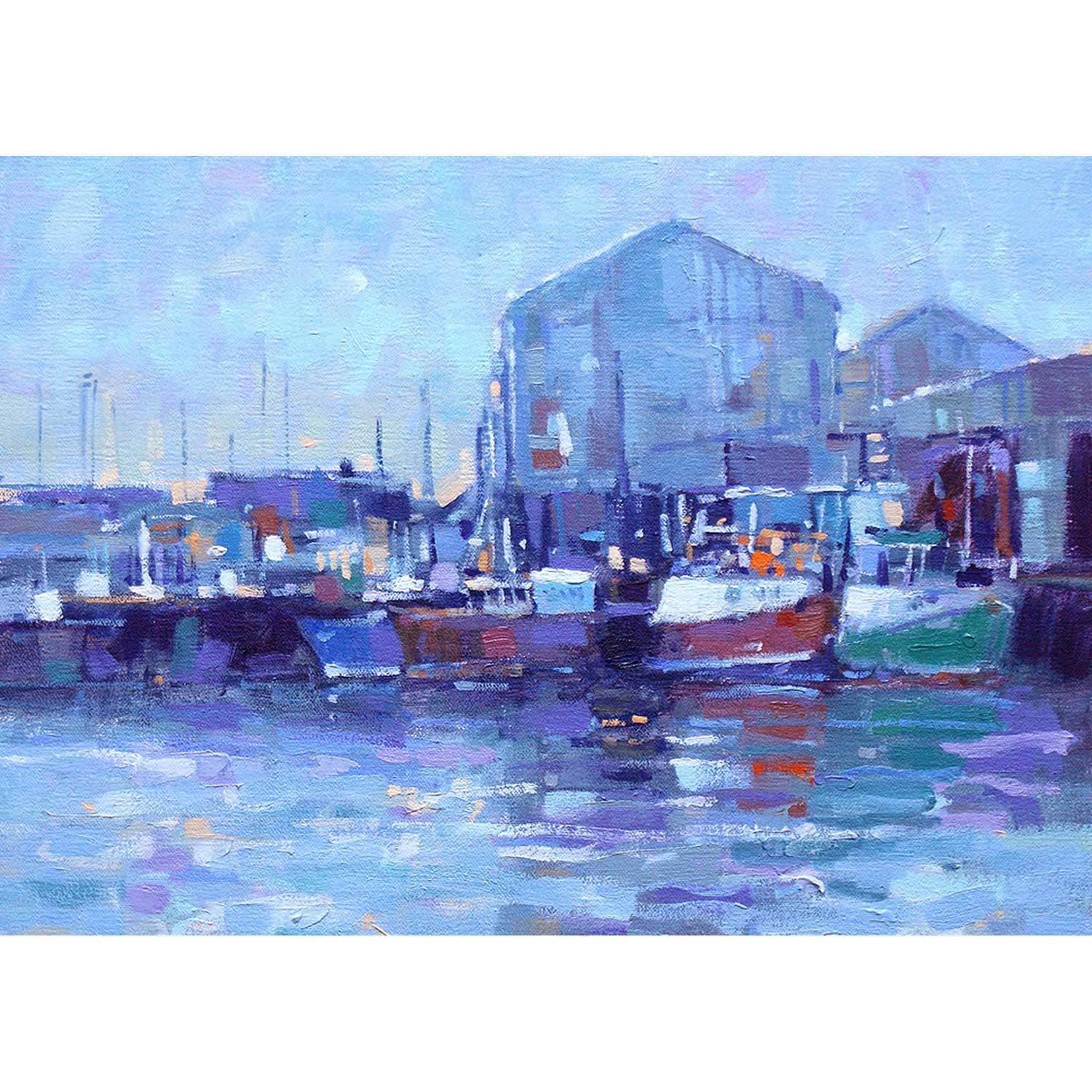 Troon Harbour by Peter Foyle
