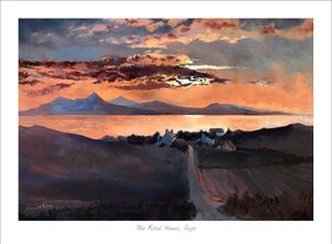 The Road Home, Skye Art Print from an original painting by artist Margaret Evans