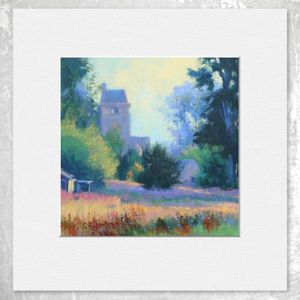 Summer Colours Mounted Card from an original painting by artist Colin Robertson