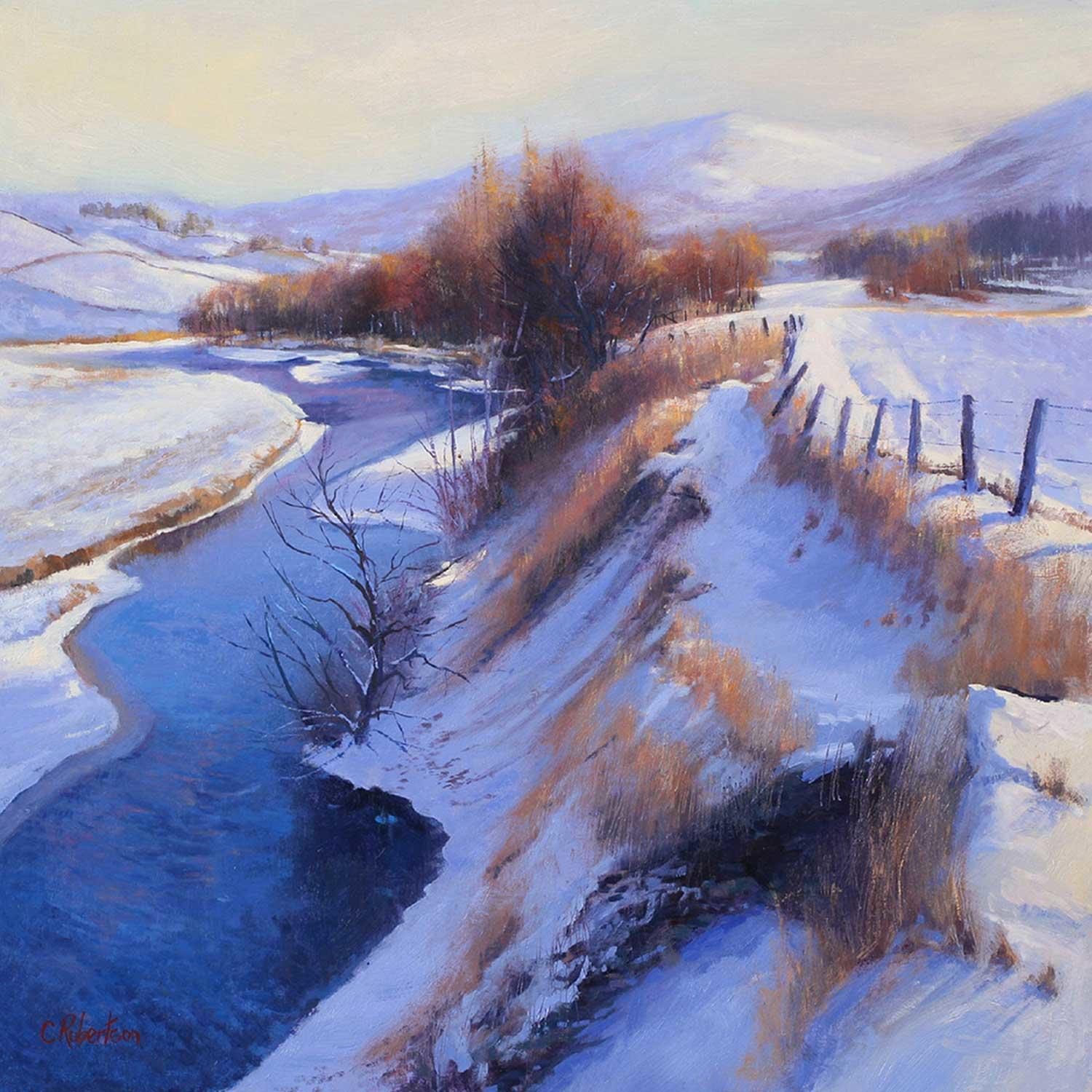 Winter Sunlight, Glenshee by Colin Robertson