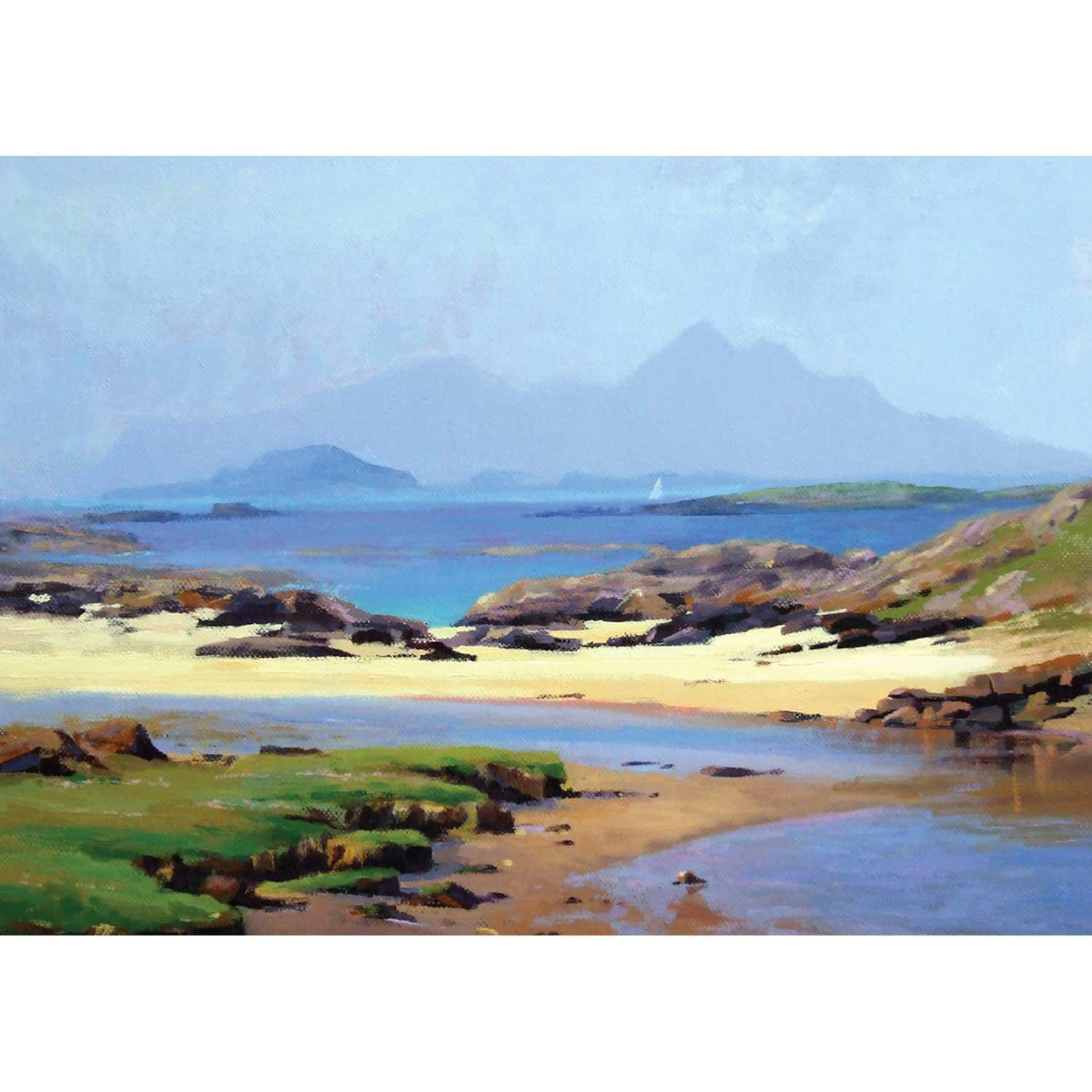 Sunlight on the Beach, Ardnamurchan by Colin Robertson