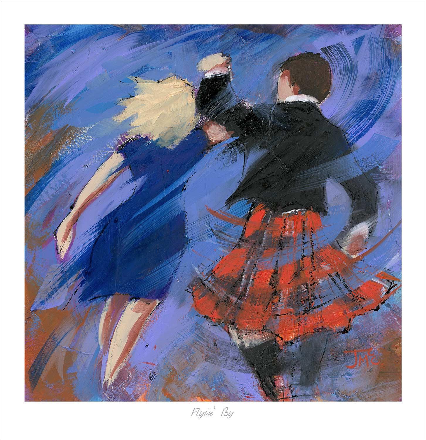 Flyin' By Art Print from an original painting by artist Janet McCrorie