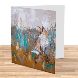 Autumn Fox from an original painting by Charlotte Strawbridge
