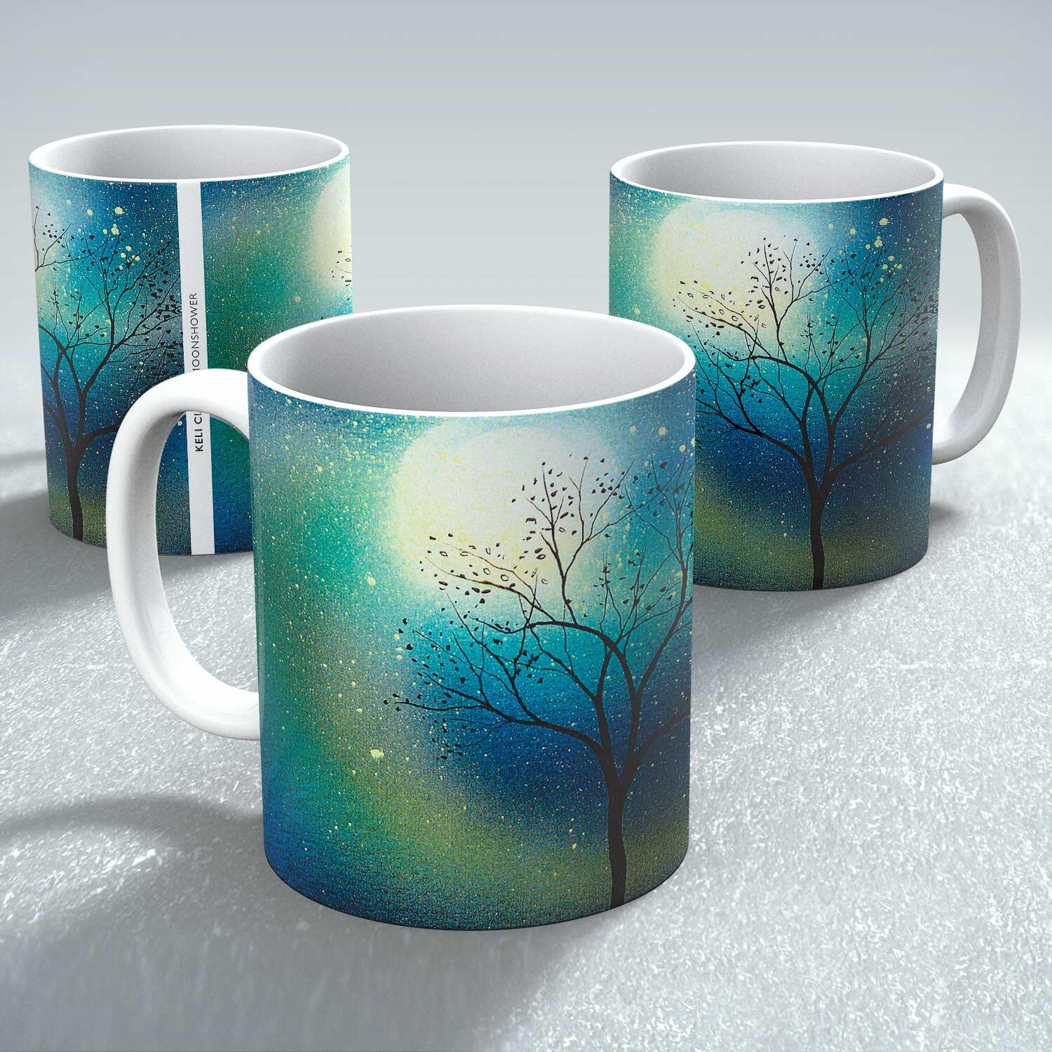 Moonshower Ceramic Mug by Keli Clark