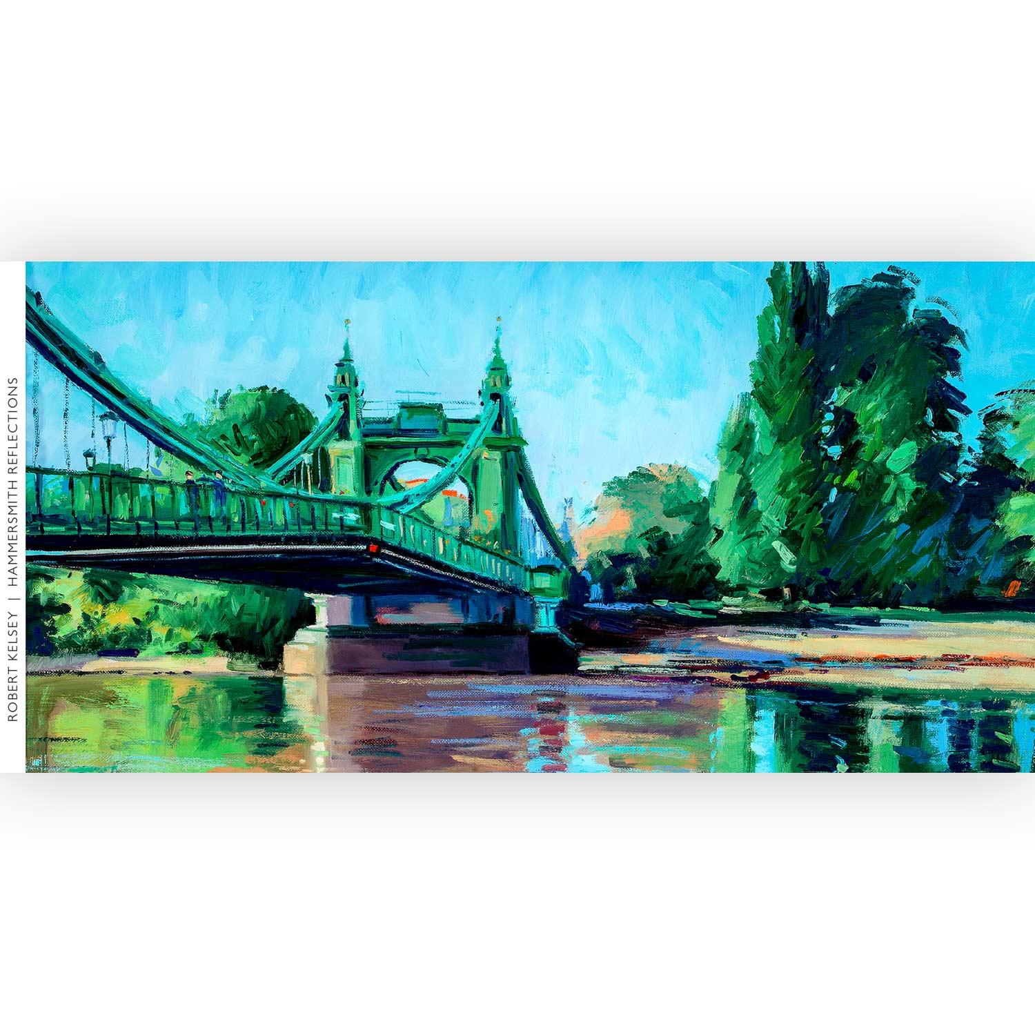 Hammersmith Reflections by artist Robert Kelsey