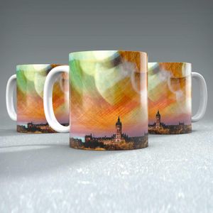 Glasgow University Mug from an original painting by artist Esther Cohen