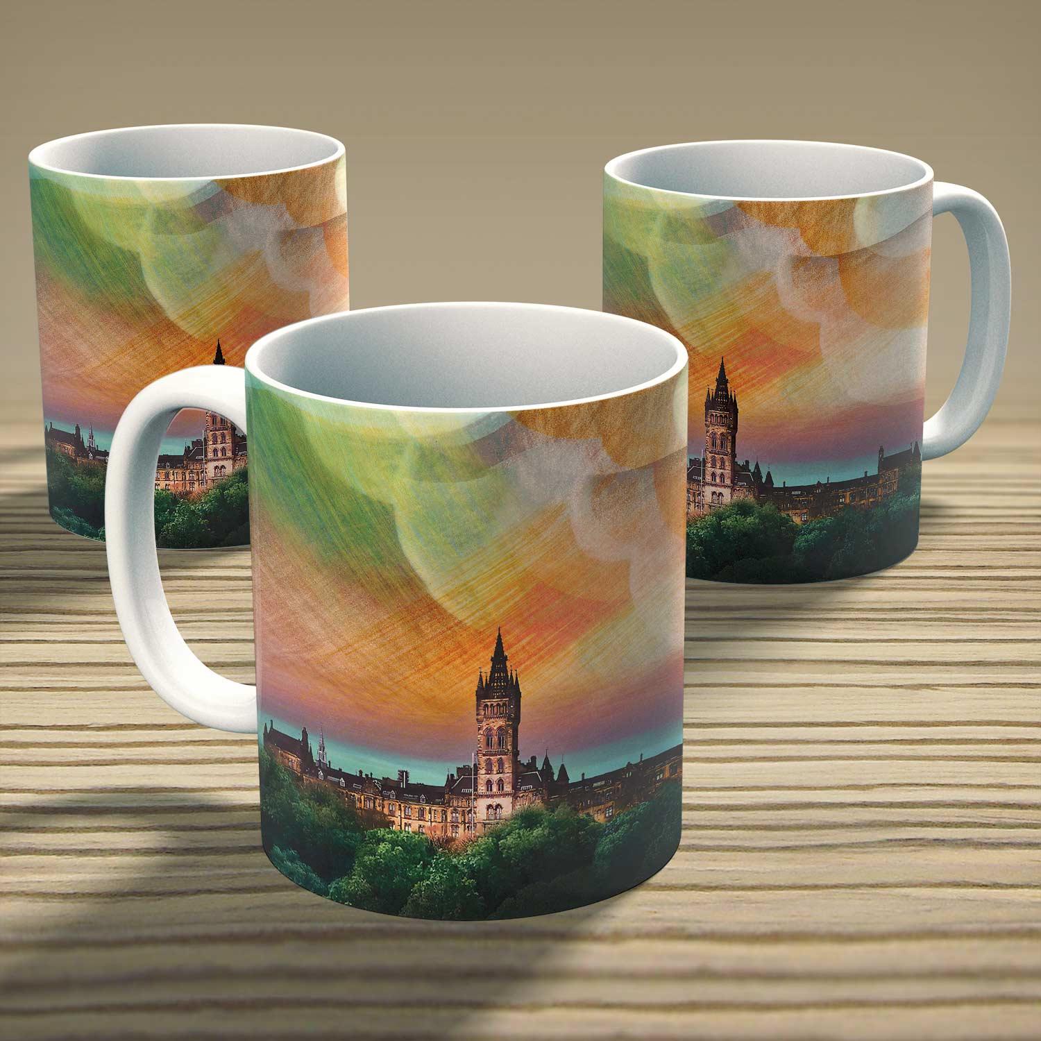 Glasgow University, Glasgow Mug from an original painting by artist Esther Cohen