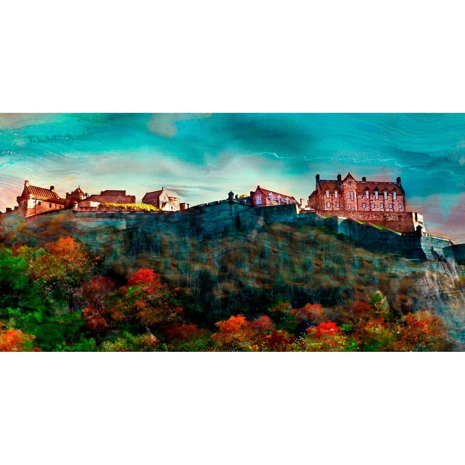 Edinburgh Castle by artist Lee Scammacca