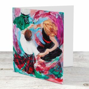 Flying Roon Greeting Card from an original painting by artist Janet McCrorie