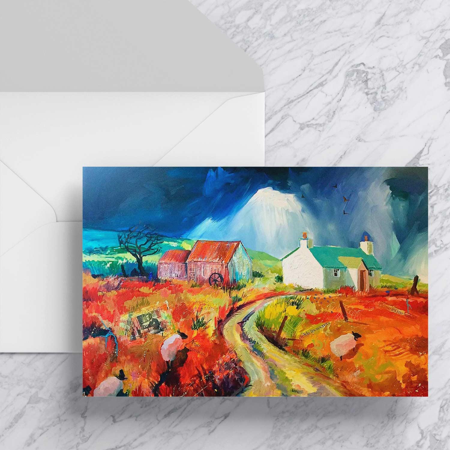 Storm Brewing Greeting Card from an original painting by artist Ann Vastano