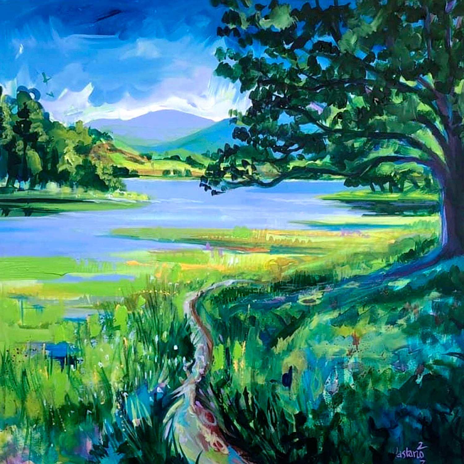 Path by Loch Insh  by Ann Vastano