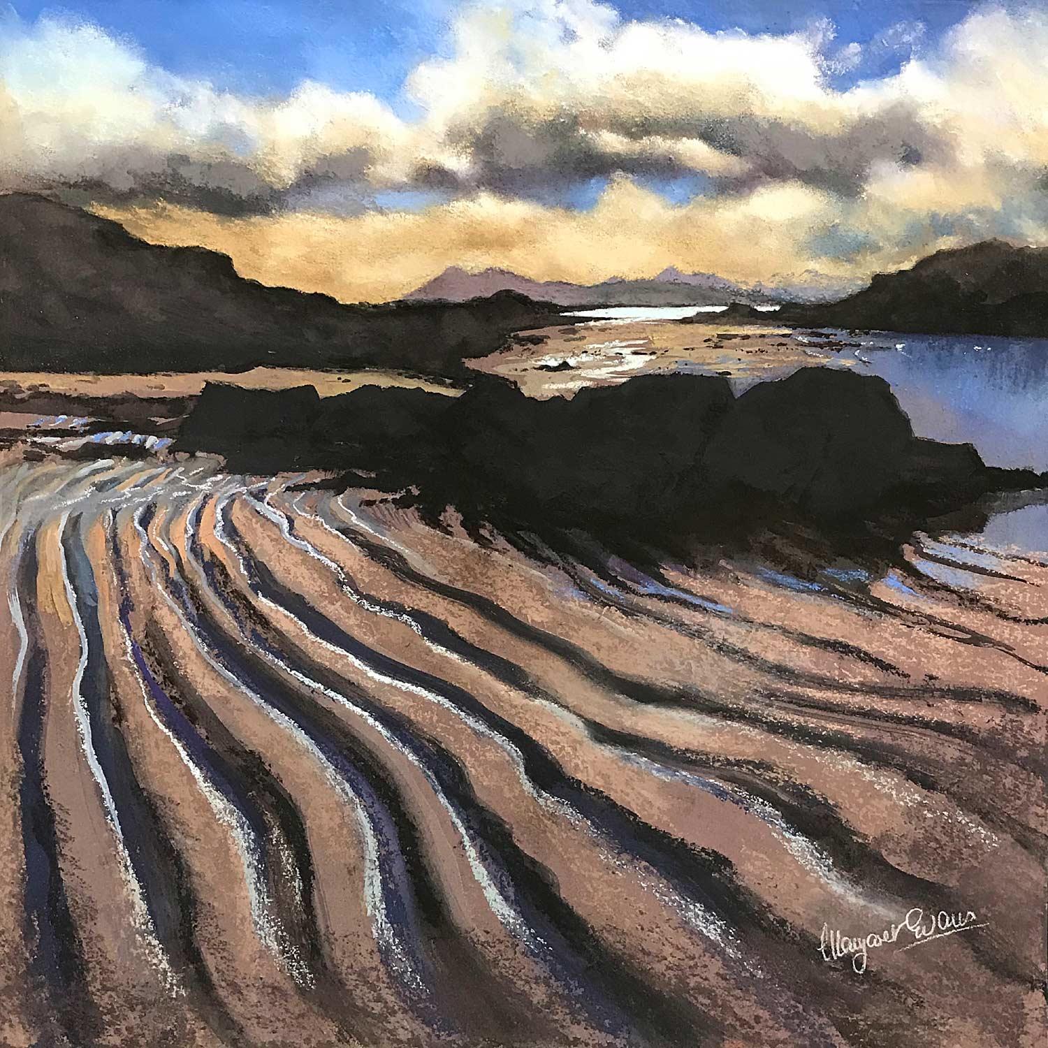 The Cuillin from Applecross by Margaret Evans
