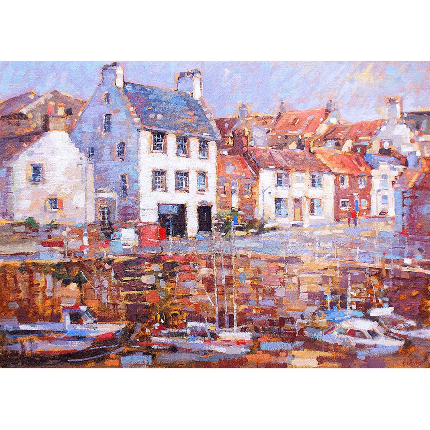 Low Tide Crail by Peter Foyle
