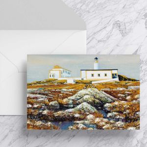 Neist Point Greeting Card from an original painting by artist John Bathgate