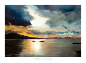 A Break in the Clouds Art Print from an original painting by artist Margaret Evans