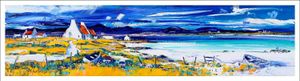 Summer on the Isle of Lewis Art Print from an original painting by artist Jean Feeney