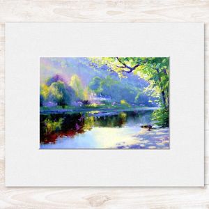 Summer Morning Mounted Card from an original painting by artist Colin Robertson