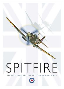 Spitfire Art Print from an original illustration by artist Peter McDermott