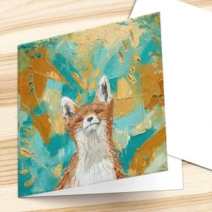 Fox Thoughts from an original painting by Charlotte Strawbridge