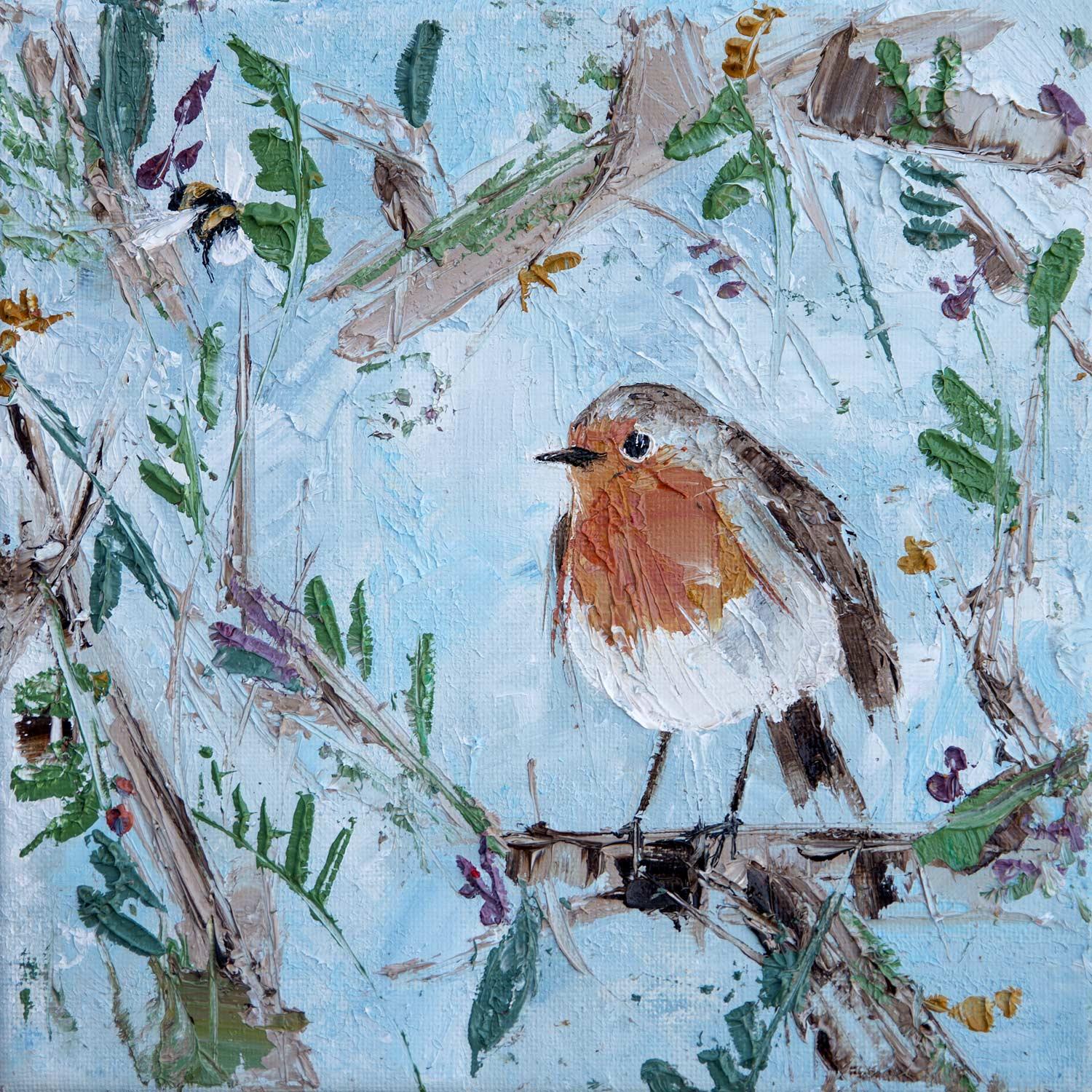 Robin by artist Charlotte Strawbridge