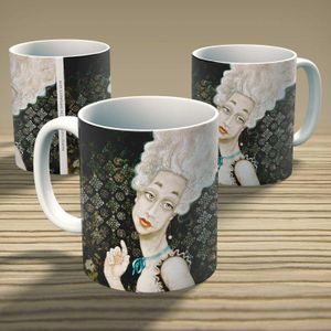 The Emperors Wife Mug from an original painting by artist Ingrid Nilsson