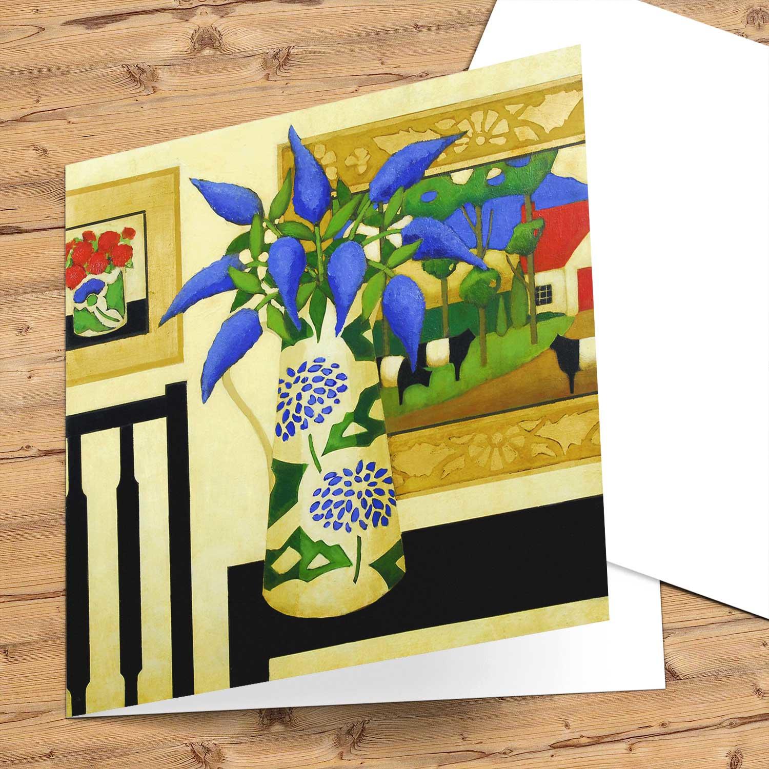 Buddleia Greeting Card from an original painting by artist Fiona Millar