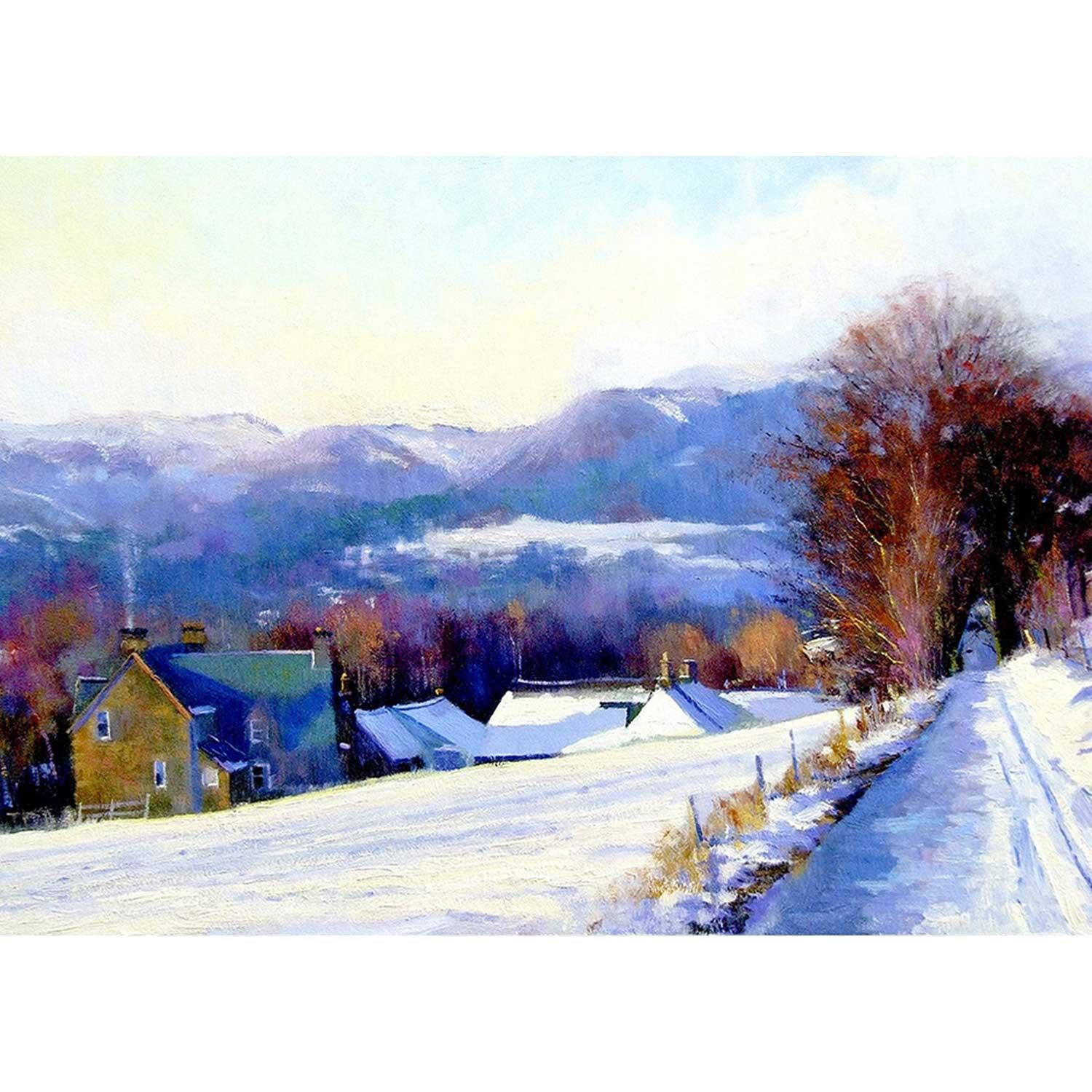 Winter Sun, Pitlochry by Colin Robertson
