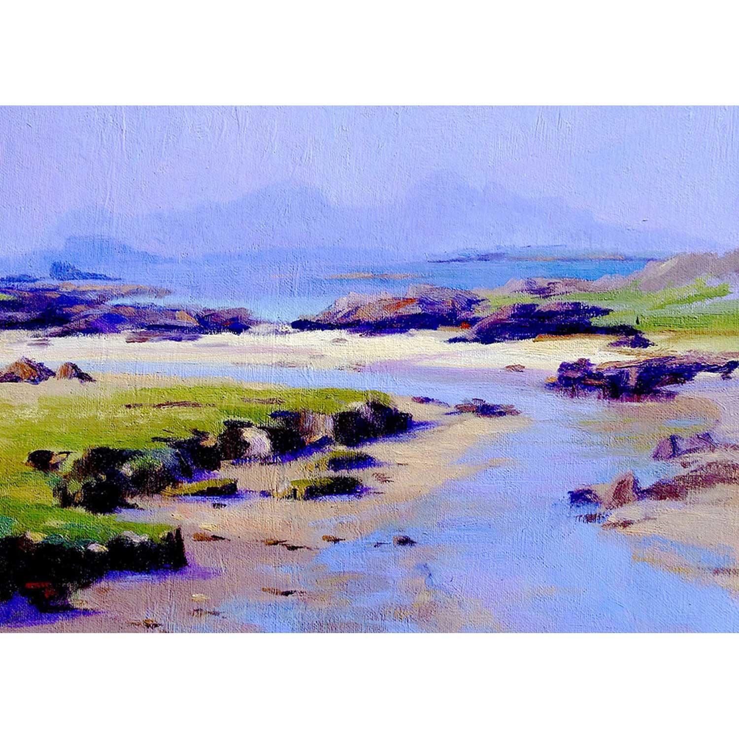 Sunlight on the Beach, Ardnamurchan by Colin Robertson