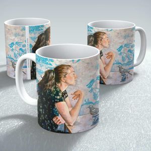 A time for Doves Mug from an original painting by artist Ingrid Nilsson