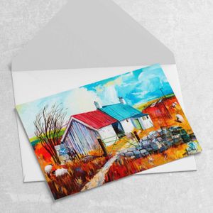 Storms Made us Stronger Greeting Card from an original painting by artist Ann Vastano