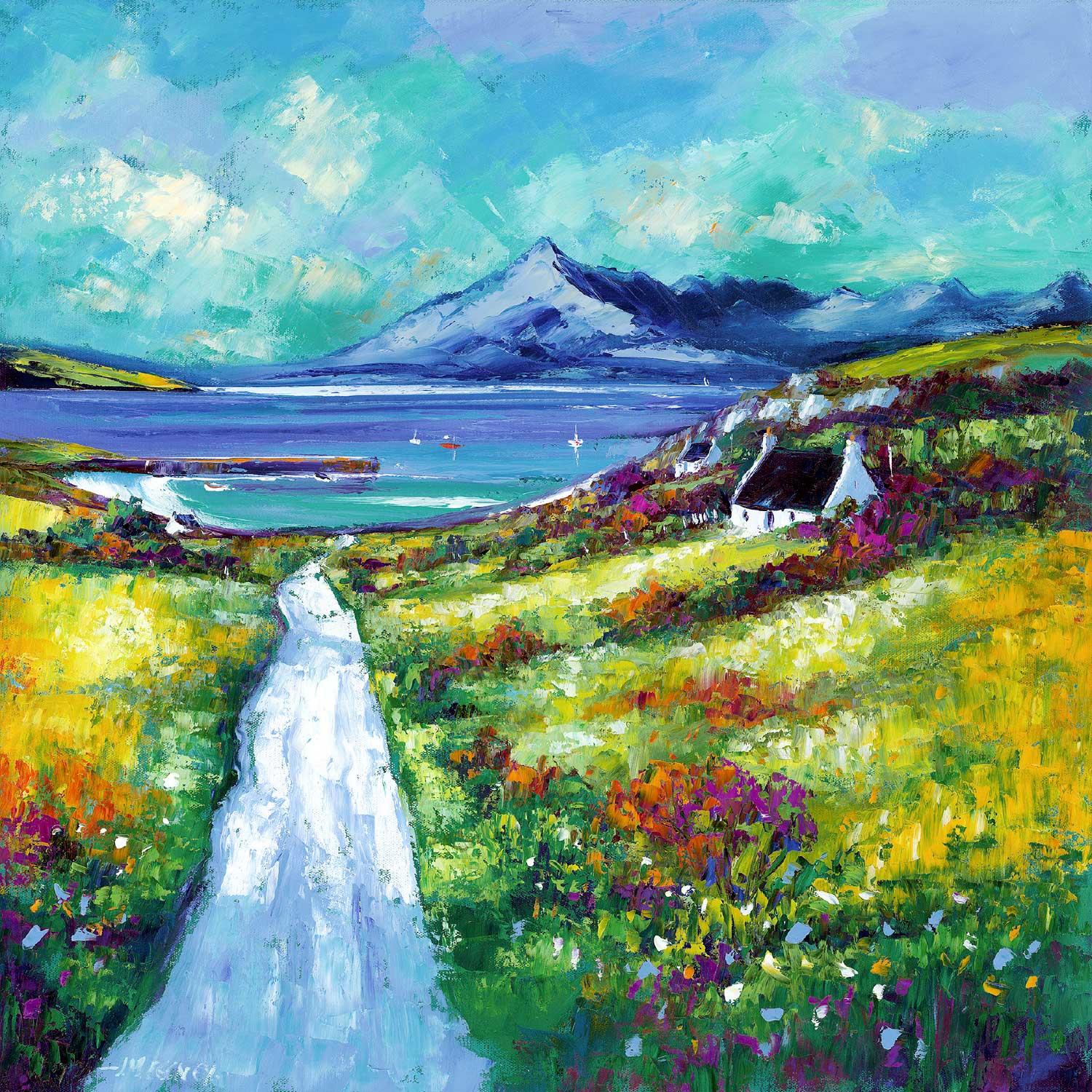 Approaching Elgol, Skye  by Jean Feeney