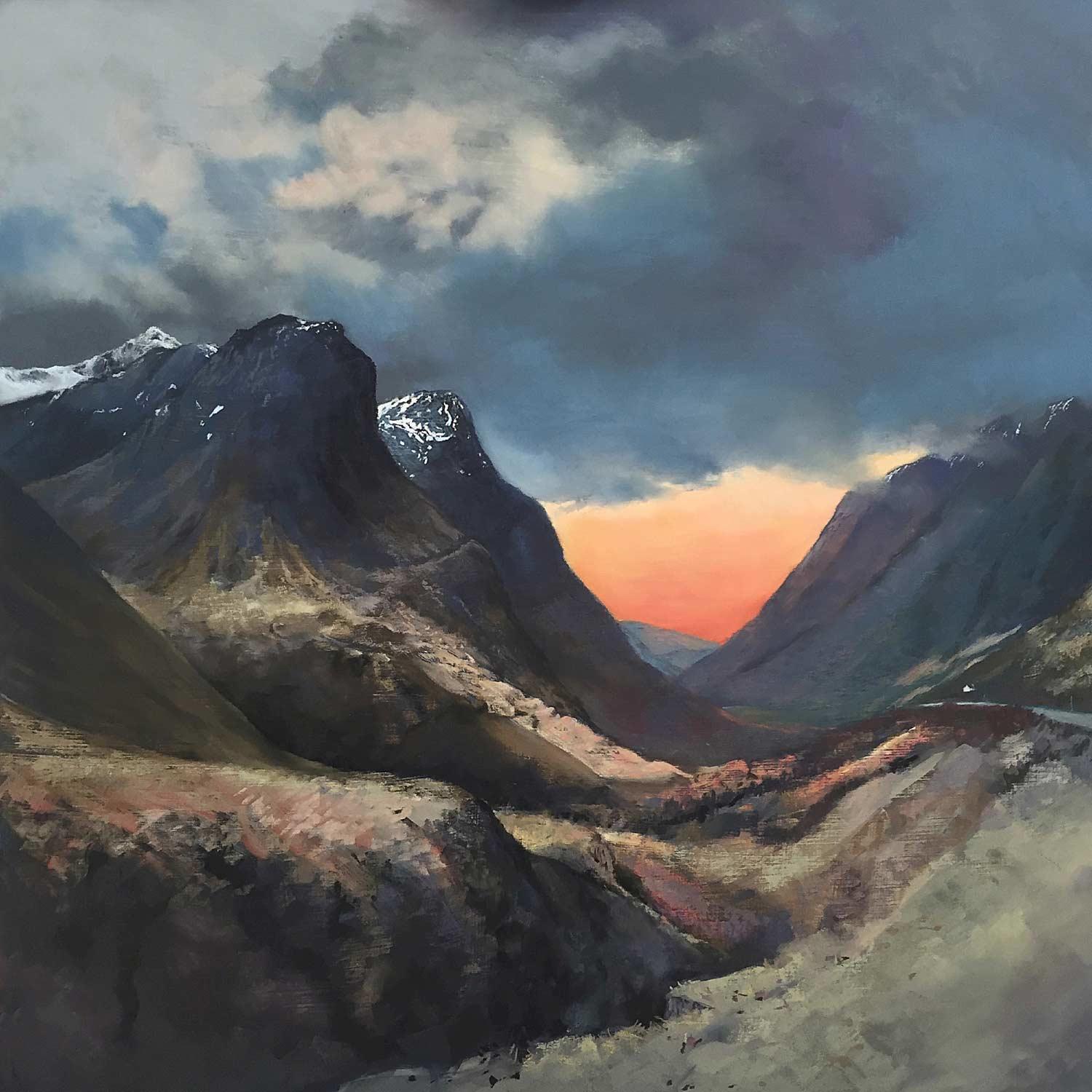 Through the Pass, Glencoe by Margaret Evans