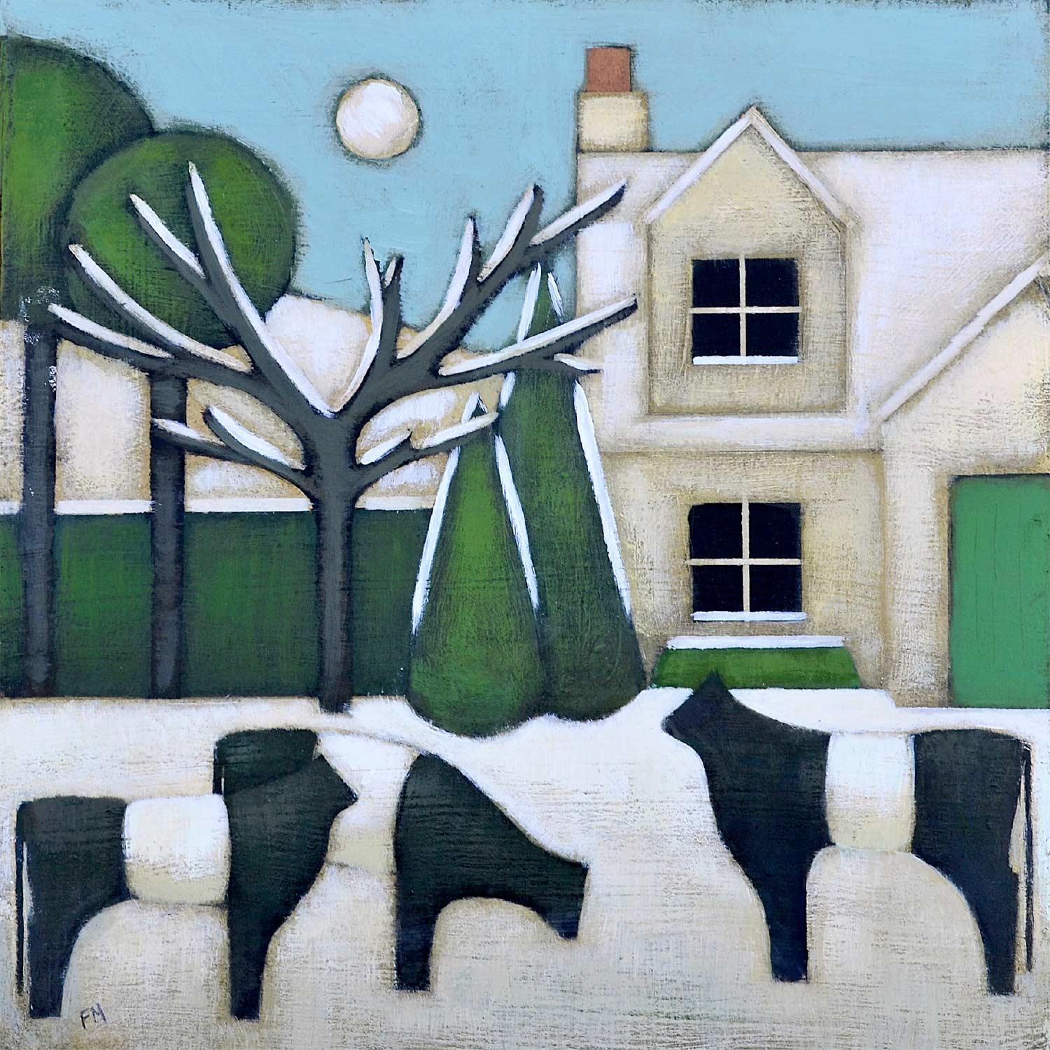 Galloway Winter Cottage by Fiona Millar