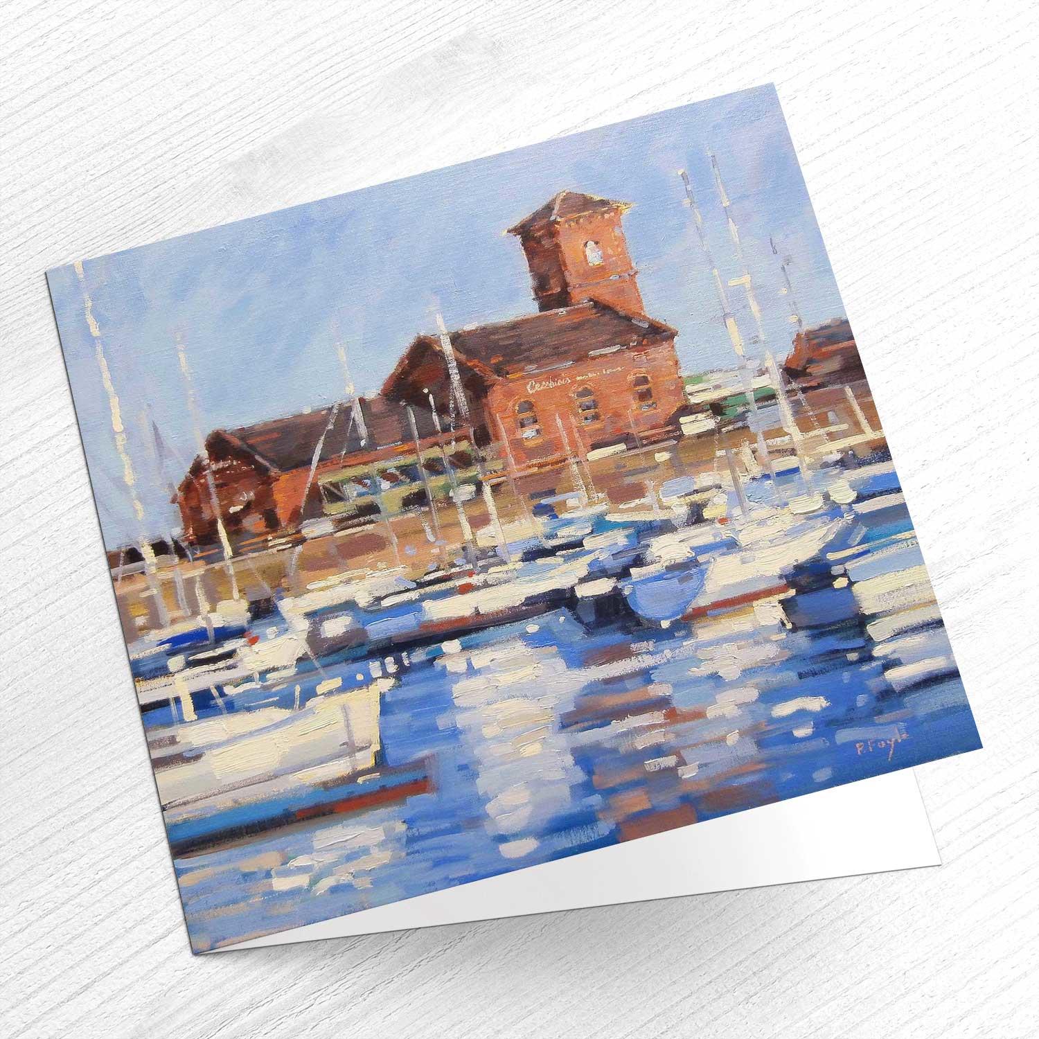 Cecchini's Ardrossan Greeting Card from an original painting by artist Peter Foyle