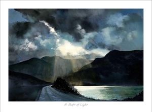 A Shaft of Light Art Print from an original painting by artist Margaret Evans