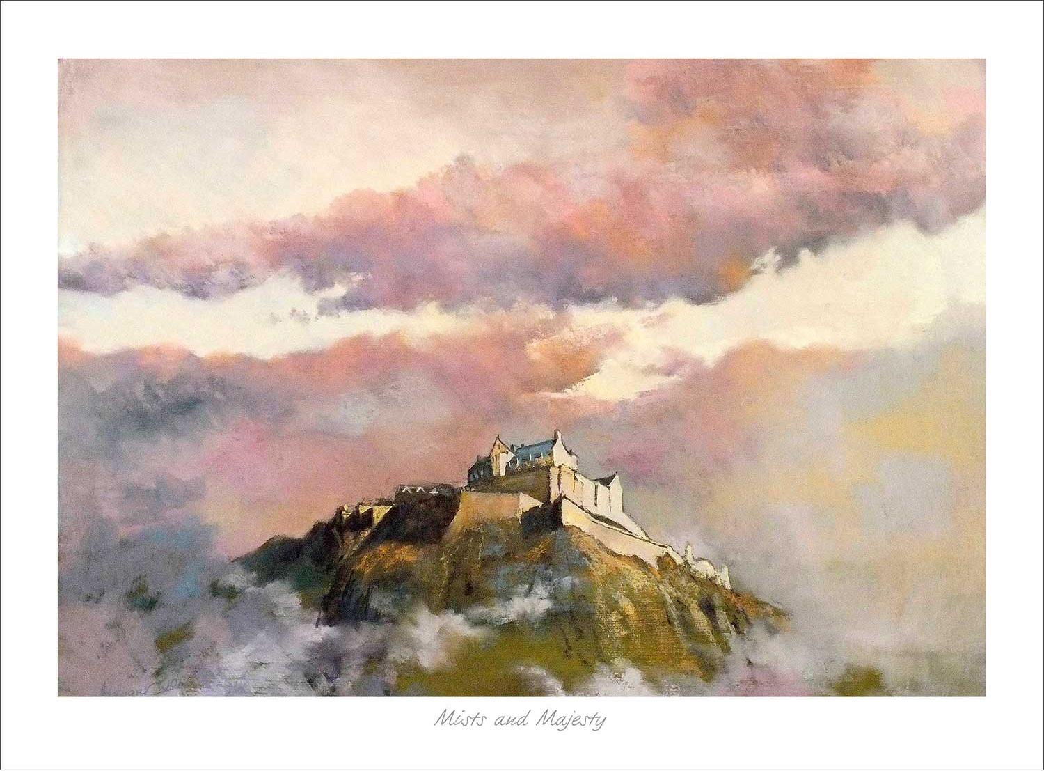 Mists and Majesty Art Print from an original painting by artist Margaret Evans
