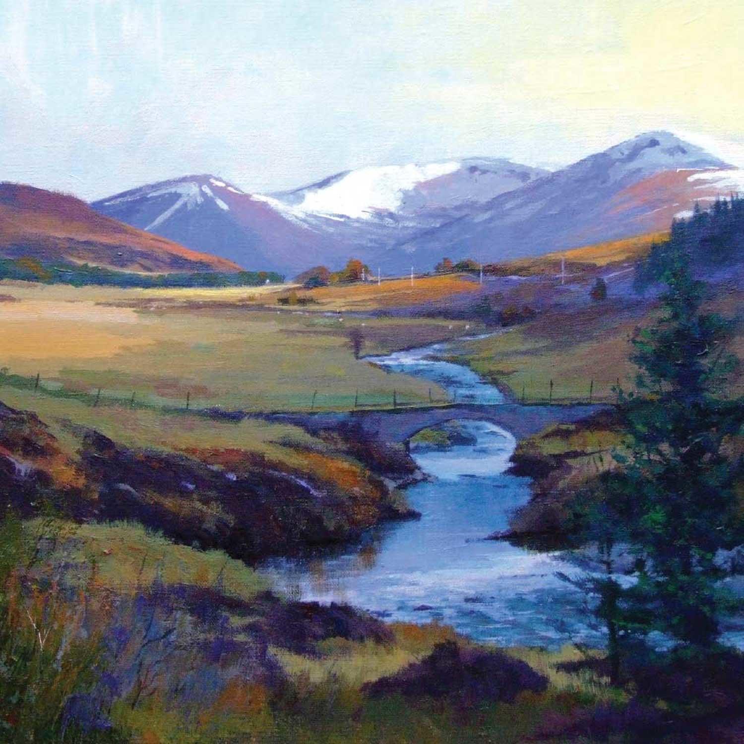 Afternoon Sunlight, Dalwhinnie by Colin Robertson