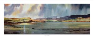 Loch Snizort Art Print from an original painting by artist Peter McDermott