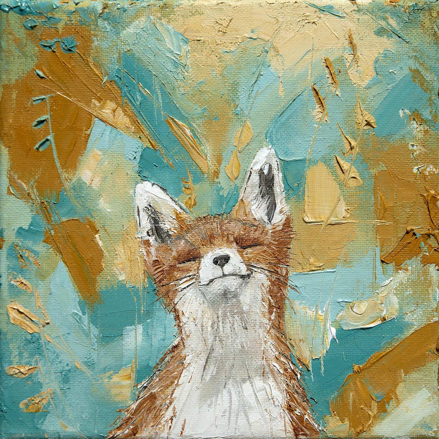 Fox Thoughts by artist Charlotte Strawbridge