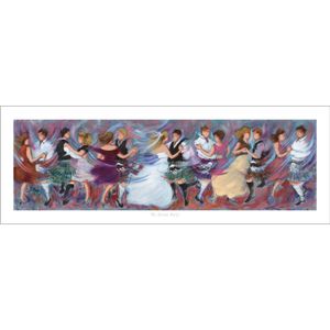 The Bridal Party Art Print from an original painting by artist Janet McCrorie