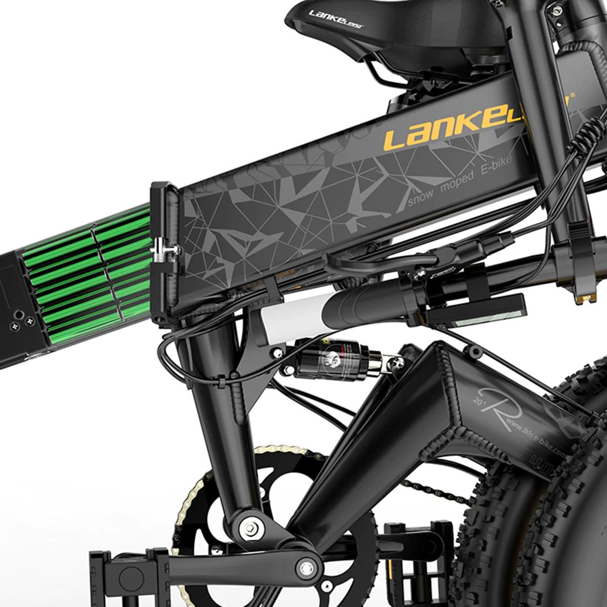 The Lankeleisi X3000 UP Electric Bike with Aluminium shoulder oil