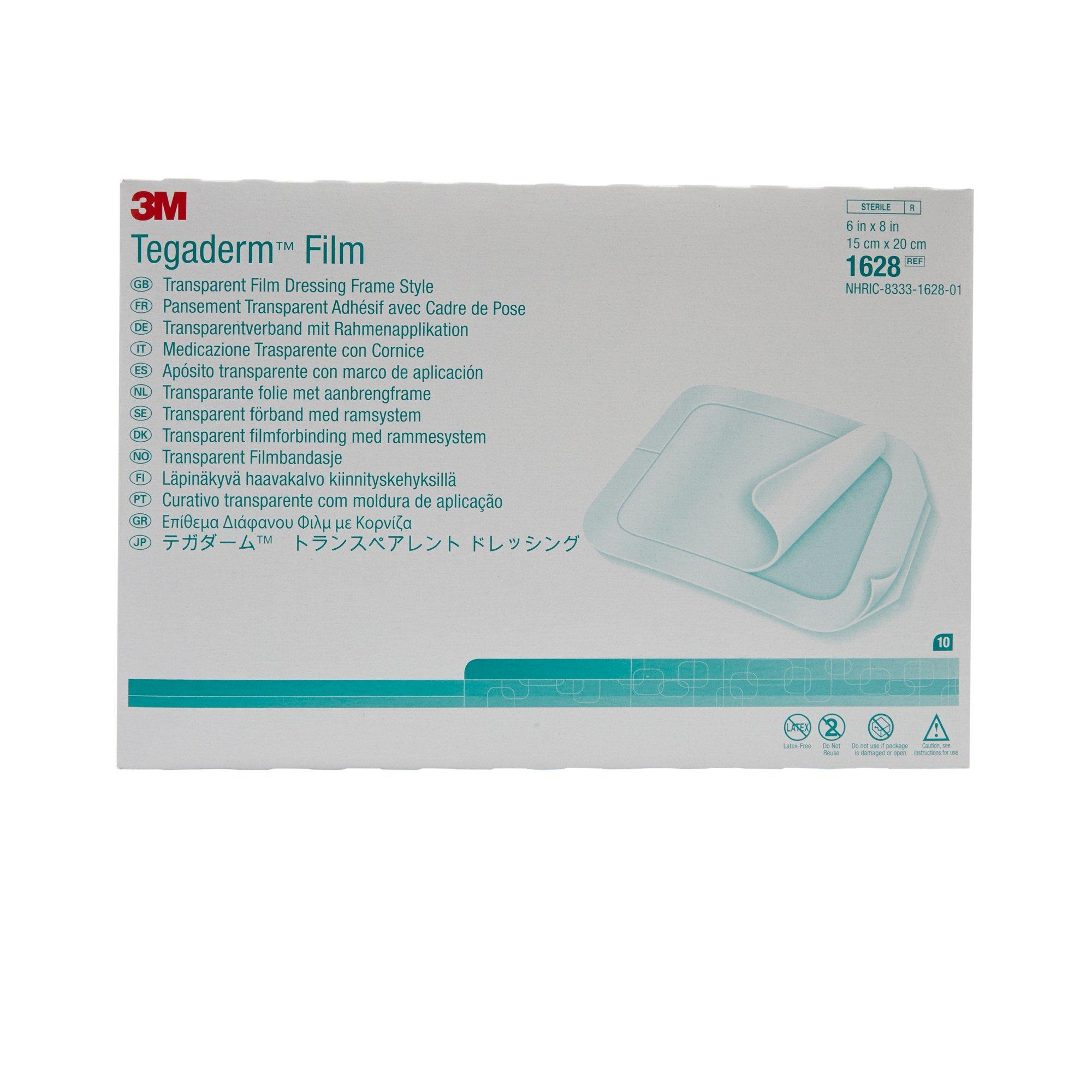 3M™ Tegaderm Transparent Film Dressing, Sterile, Frame Style Delivery