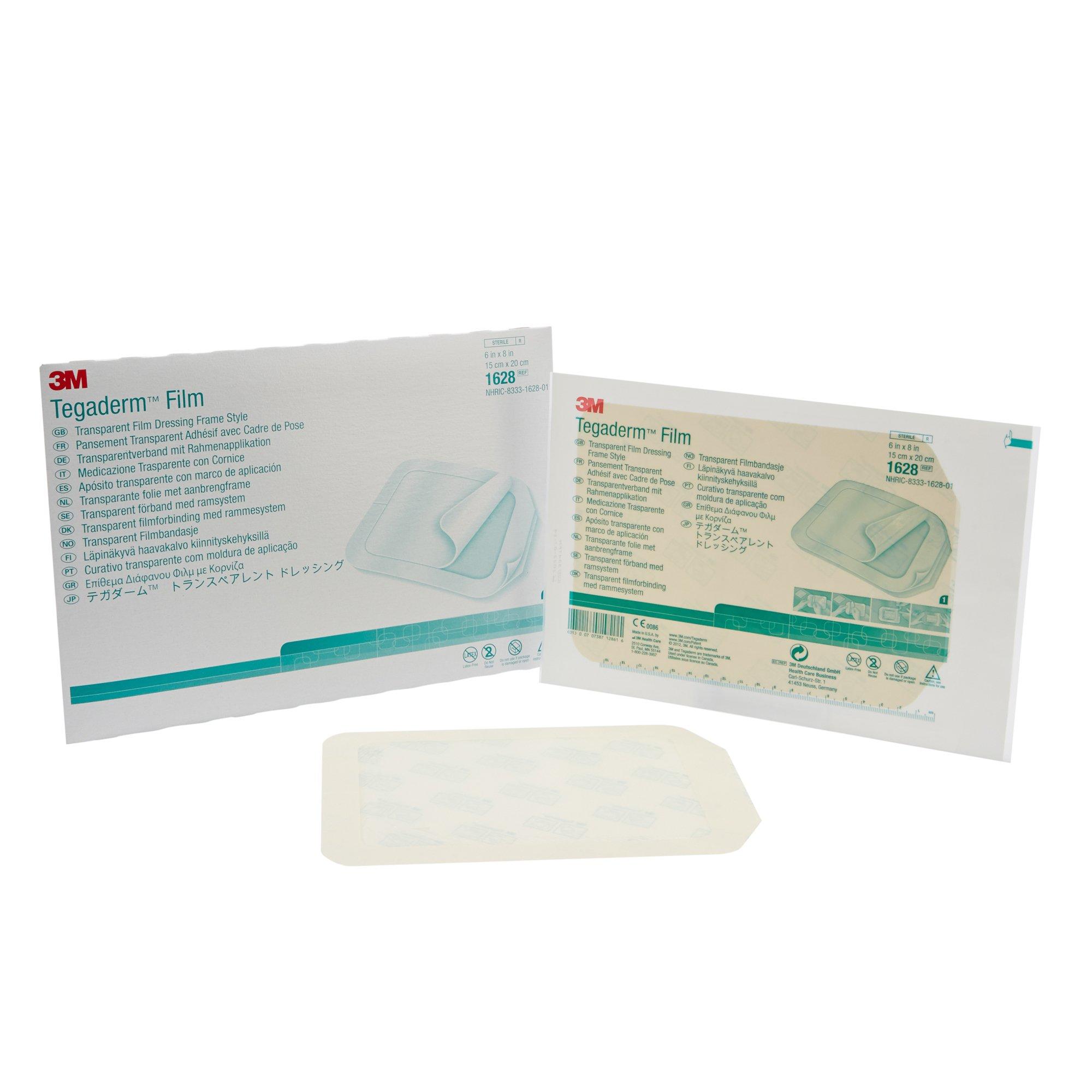3M™ Tegaderm Transparent Film Dressing, Sterile, Frame Style Delivery