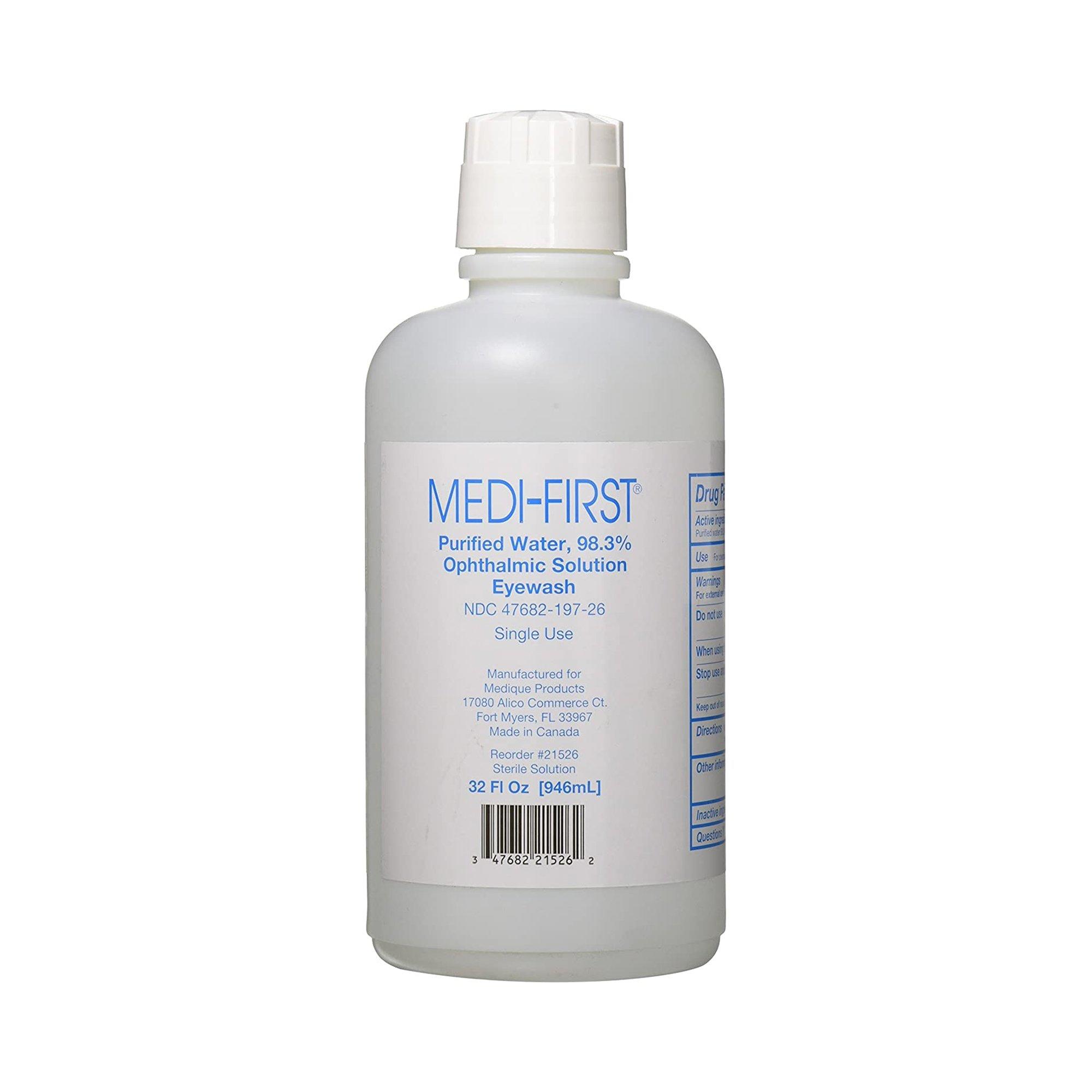 MediFirst® Ophthalmic Solution Eyewash, 32 oz.